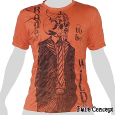 Pure Concept T-Shirt - Born to be Wild (orange)