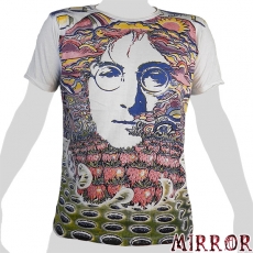 Mirror T-Shirt - John Lennon (weiß) M / L