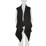 Faithai - Thai Cotton Poncho - Poncho-Vest Sleeveless - dark brown Faithai - Thai Cotton Poncho - Poncho-Vest Sleeveless - dark brown