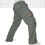 Molecule lange Cargohose / Travel Army Pants Combat - Safarigrün