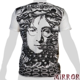 Mirror T-Shirt - John Lennon (weiß) M / L