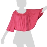 Sabaai Fabric - Wing-Sleeve Top - pink Sabaai Fabric - Wing-Sleeve Top - pink