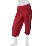 Sabaai Fabric - Calf-Length Pants - red Sabaai Fabric - Calf-Length Pants - red